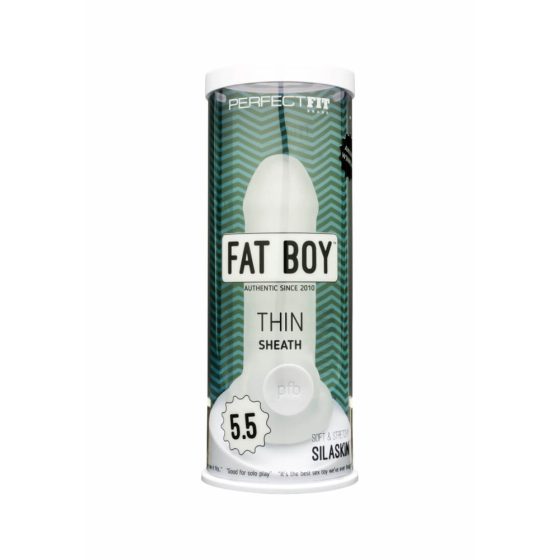 Fat Boy Thin -  návlek na penis (15cm) - bílý