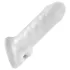 Perfect Fit - Fat Boy Thin - návlek na penis (15 cm, bílý)
