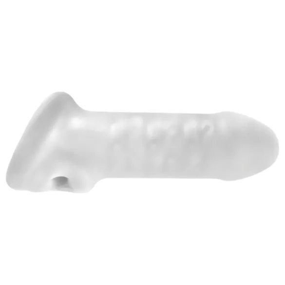 Perfect Fit - Fat Boy Thin - návlek na penis (15 cm, bílý)