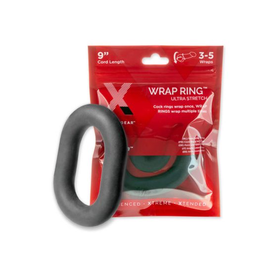 Perfect Fit Ultra Wrap 9 - kroužek na penis - černý (22 cm)