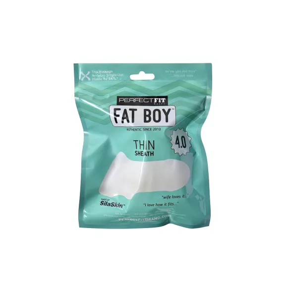 Fat Boy Thin - návlek na penis - 10 cm - bílý