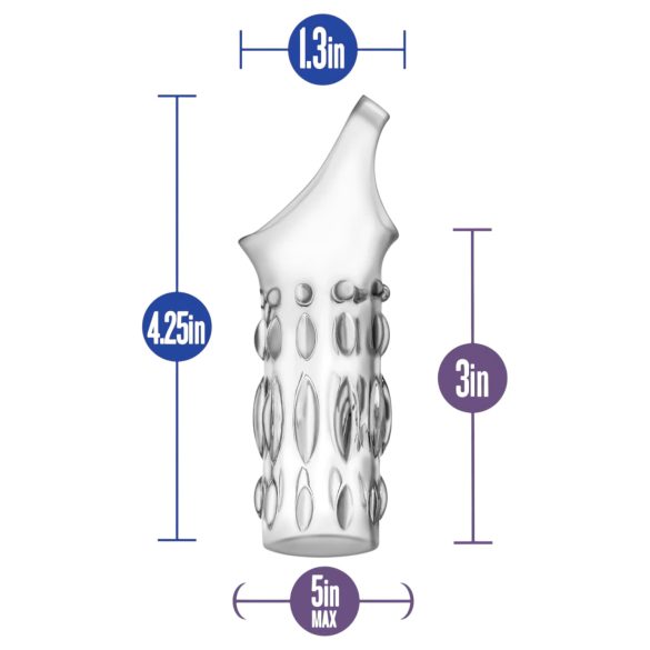 Výkon - erekční penisová manžeta (průhledná)