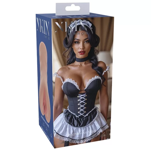 XKIN Maid Lacey - realistická umělá vagína masturbátor (přírodní)