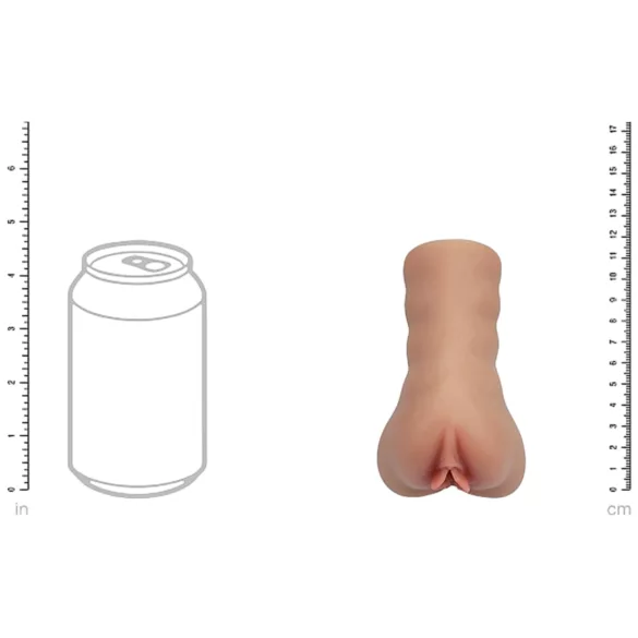 XKIN Maid Lacey - realistická umělá vagína masturbátor (přírodní)