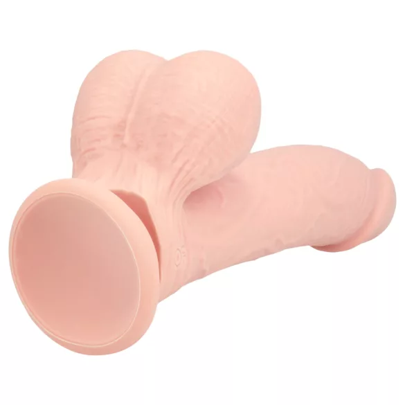 RealRock - realistický vibrátor s dvojitou hustotou (tělová barva) - 20 cm