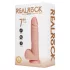 RealRock - vibrátor s přísavkou - realistický - tělová - 18 cm