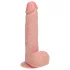 RealRock - vibrátor s přísavkou - realistický - tělová - 18 cm