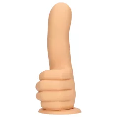 S-Line - dildo s palcem - realistický - tělová barva