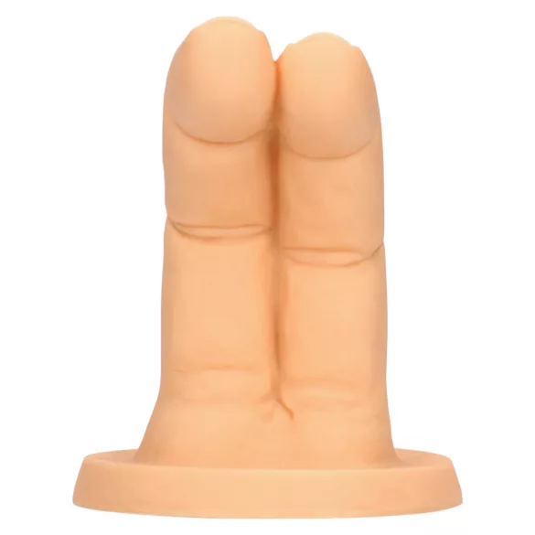 S-Line - dildo pro dva prsty - realistické - tělová barva