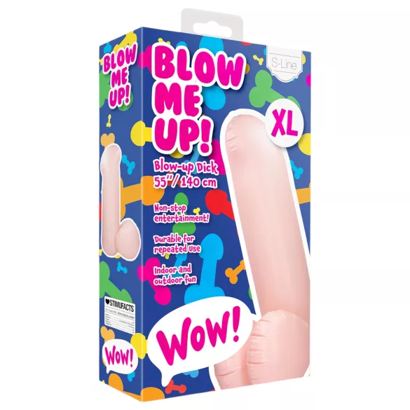 Blow Me Up - nafukovací penis balónek - délka 140 cm
