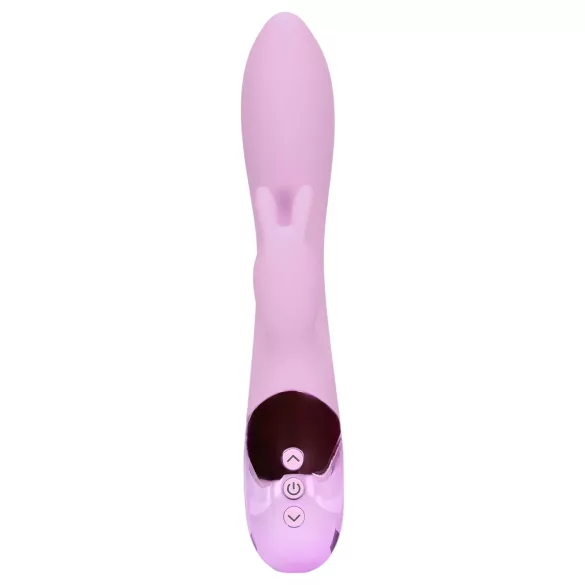 Loveline - dobíjecí vibrátor s králíčkem (růžový)
