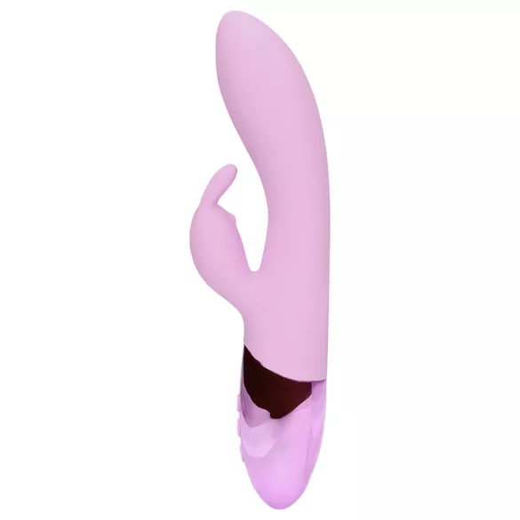 Loveline - dobíjecí vibrátor s králíčkem (růžový)