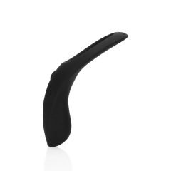   Loveline - vibrační kroužek na dlouhý penis a varlata na baterie (černý)