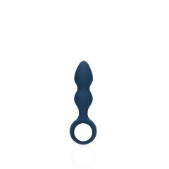   Loveline - Anální dildo s kroužkem na uchopení - malé (modré)