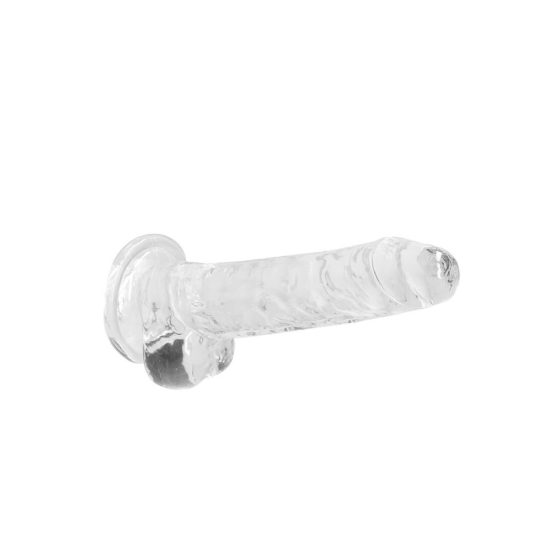 REALROCK - průsvitné realistické dildo - vodočisté (17cm)