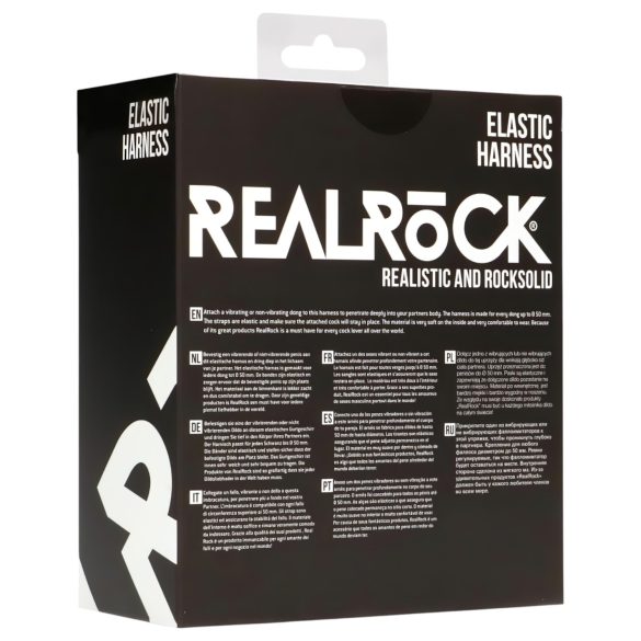 RealRock Elastic - spodní pás pro připínací penis - černý