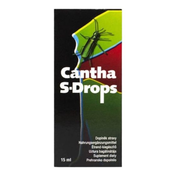 Cantha S-drops - doplňkové kapky pro muže - 15ml