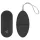 Easytoys - vibrační vajíčko s dálkovým ovládáním - 7 režimů - černé