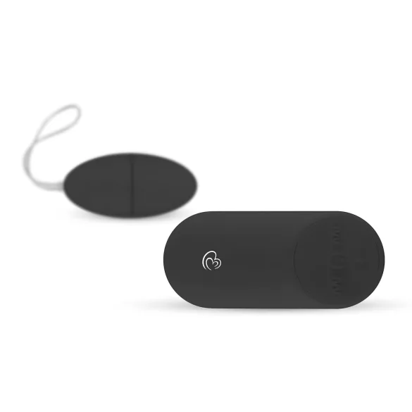 Easytoys - vibrační vajíčko s dálkovým ovládáním - 7 režimů - černé