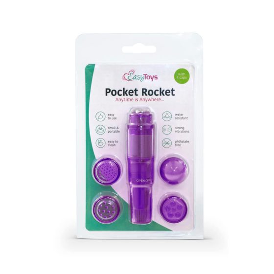 Easytoys Pocket Rocket - sada vibrátorů - fialová (5 kusů)