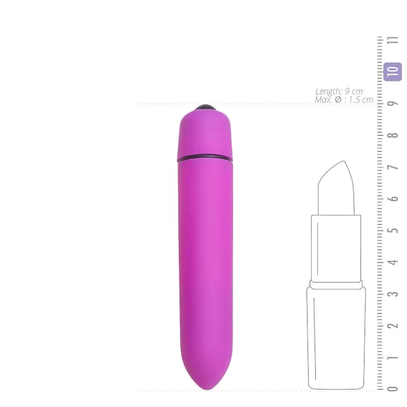 Easytoys - mini vibrátor bullet - voděodolný - fialová