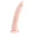 Easytoys - realistické dildo s přísavkou - 100% silikon - 21 cm - tělová