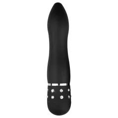   Easytoys Diamond Curved - mini vibrátor - zakřivený - černý