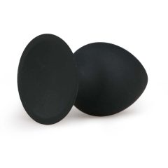   EasyToys Round Butt Plug XL - anální dildo (černé) - extra velké
