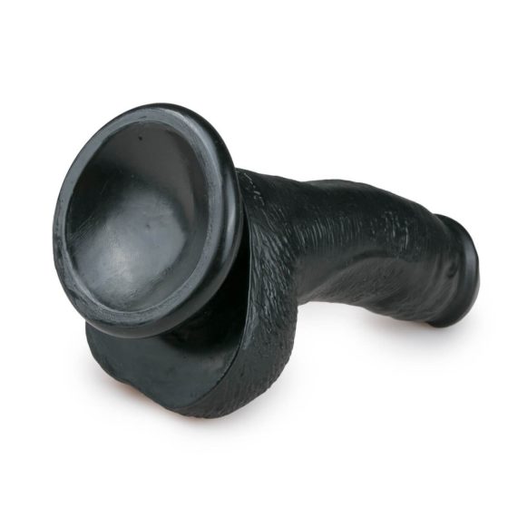 Easytoys - dildo s varlaty a přísavkou (15cm) - černé
