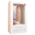 Easytoys - realistické dildo s přísavkou a varlaty - 22,5 cm - tělová