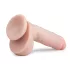 Easytoys - realistické dildo s přísavkou a varlaty - 22,5 cm - tělová