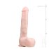 Easytoys - realistické dildo s varlaty a přísavkou - 29,5 cm - tělová