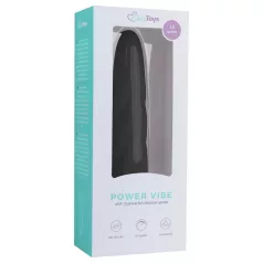   Easytoys - vibrátor na bod G - silný výkon, spirálový silikon - černý