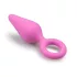 Easytoys - anální kolík - malý růžový silikon S