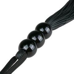 Easytoys Silicone Whip - silikonový šlehač (černý)