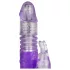 Easytoys Bunny - rotační a pohyblivý vibrátor - silikon - fialový