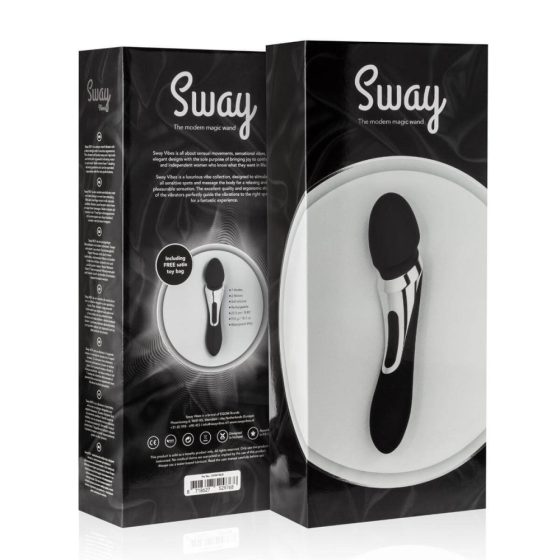 Sway No.1 Wand Bezdrôtový 2v1 masážny vibrátor s batériou (čierna)