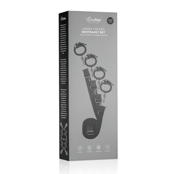 Easytoys - pouta na postel - sada - černá