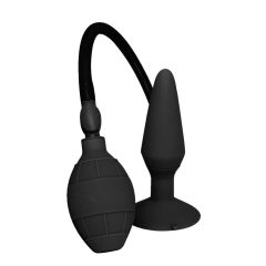  MenzStuff L - pumpovatelné anální dildo s nožičkami - černé (velké)