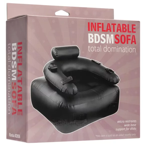 Inflatable Fun - bdsm pohovka - černá