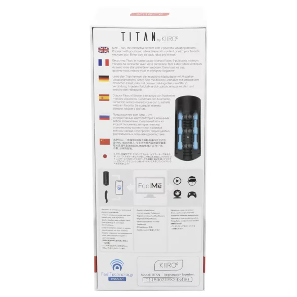 Kiiroo Titan - interaktivní masturbátor - černý