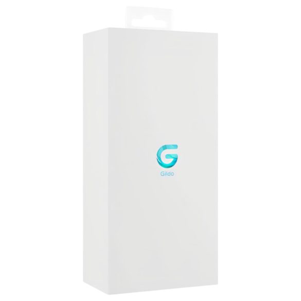 Gildo Glass No. 5 - skleněné dildo - spirálový tvar - průhledné modré