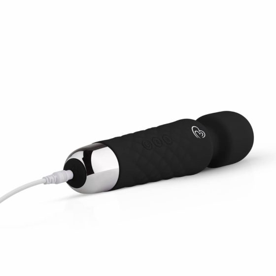 EasyToys Mini Wand - dobíjecí vibrační masážní přístroj (černý)