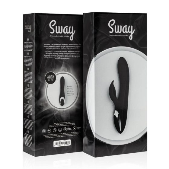 Sway No.2 - bezdrátový vibrátor s výkyvným ramenem (černý)