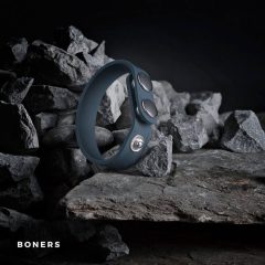   Boners Cock Straps S/M - nastavitelný penisový pás (šedý)