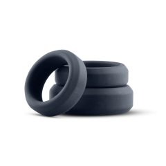   Boners - Sada silikonových kroužků na penis - 3db (šedá)