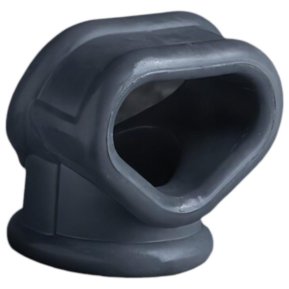 Boners - erekční kroužek a natahovač varlat - silikon šedý