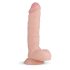 Real Fantasy Glynn - realistický dildo s varlaty - 25 cm - tělová barva