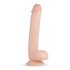 Real Fantasy Elvin - realistické dildo s varlaty - 28 cm - tělová barva