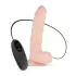 Real Fantasy Glynn - realistický vibrátor s akumulátorem - 25 cm - tělová barva